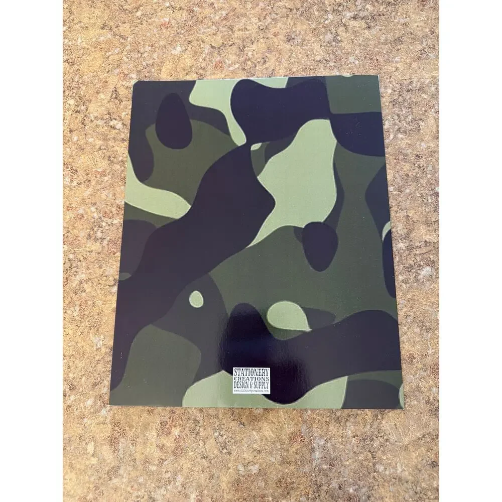Camouflage Folders Set of 60 in Lot - NEW